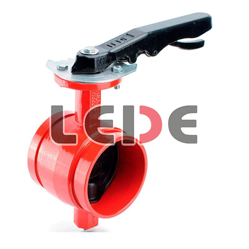 自密封手(shǒu)柄溝槽中(zhong)線蝶閥